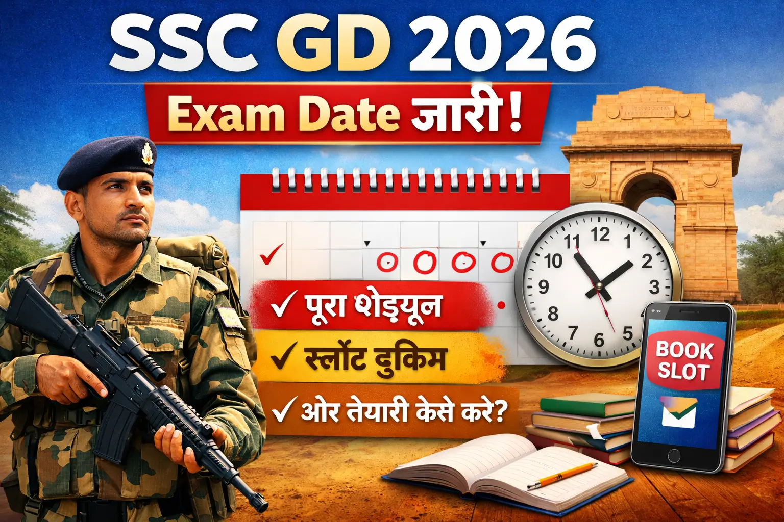 SSC GD 2026 की तैयारी कैसे करें - 30 दिन का Complete Study Plan और Smart Tips