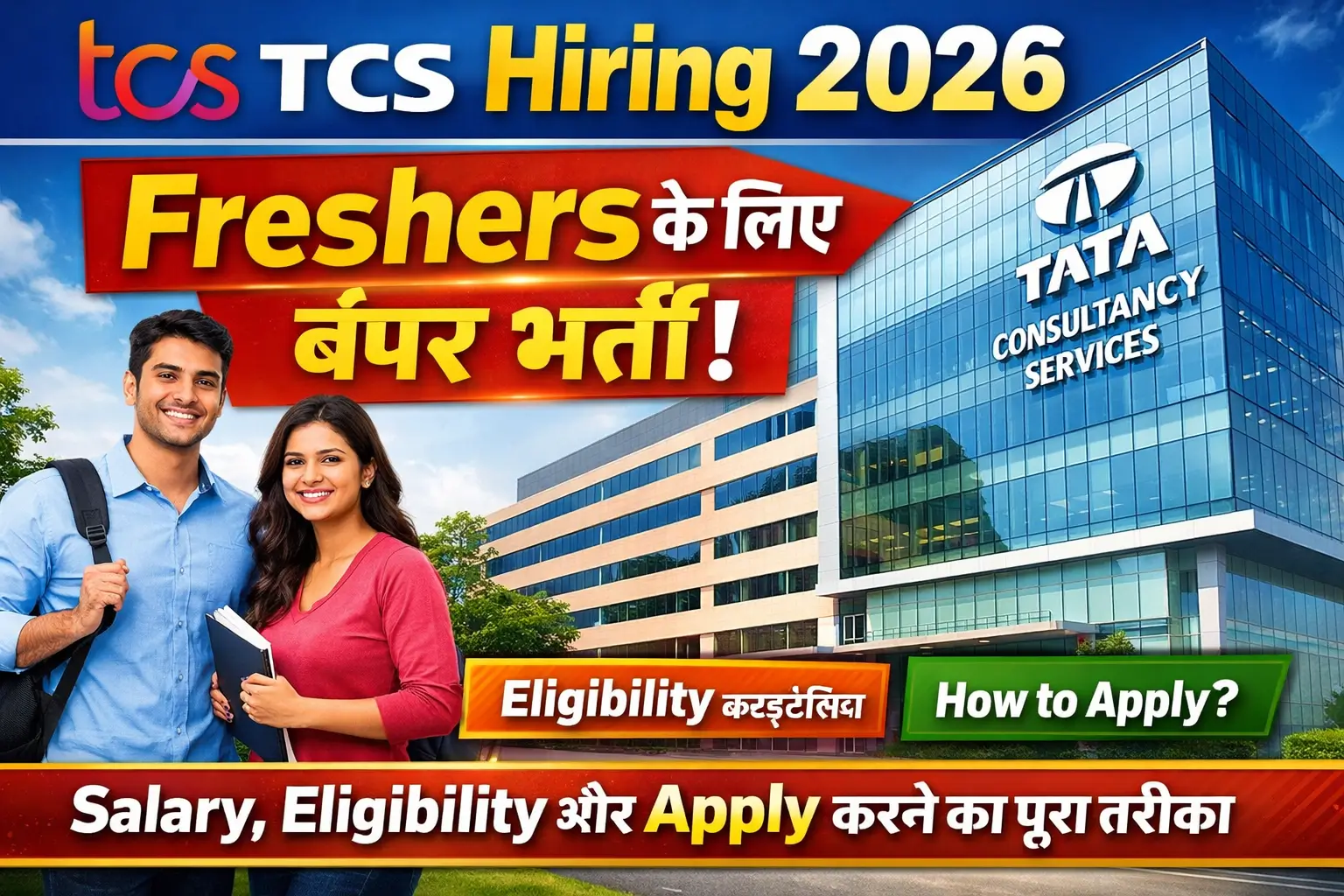 TCS BPS Hiring 2026 - Non-IT Graduates के लिए TCS में Job का मौका! पूरी जानकारी