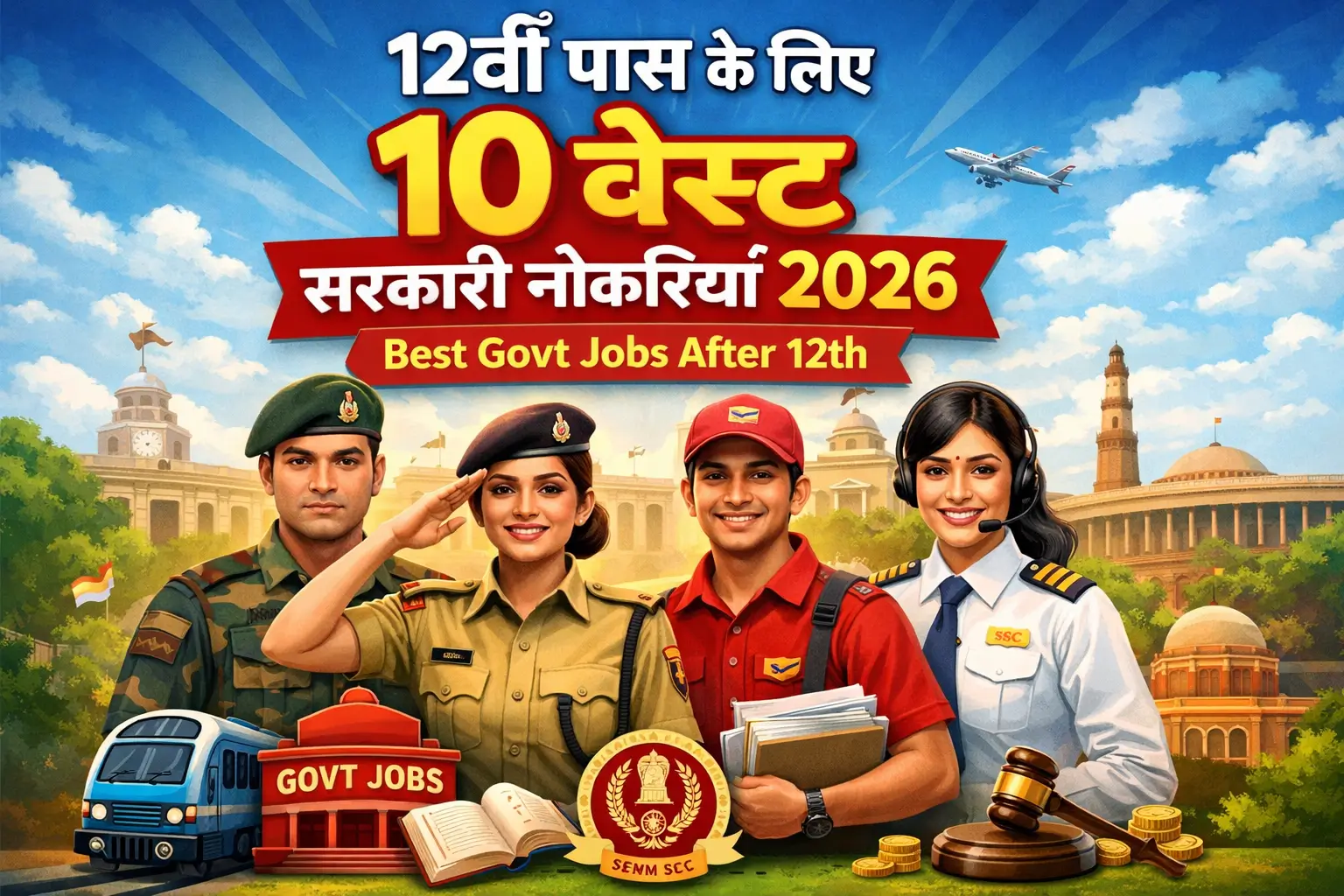 SSC CHSL 2026 - 12वीं पास के लिए केंद्र सरकार की नौकरी | पूरी जानकारी